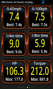 Скриншот Torque Pro (OBD2 / автомобиль) 5